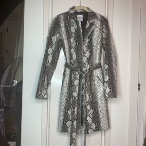 I.AM.GIA. Faux python coat